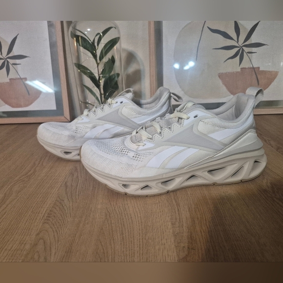 Reebok Shoes - Reebok Women's Gray and White Athletic Shoes
